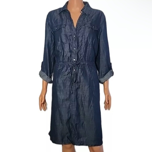 EUC denim chambray Dress(size 18) - Picture 2 of 9